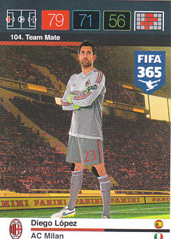 Diego Lopez A.C. Milan 2015 FIFA 365 #104